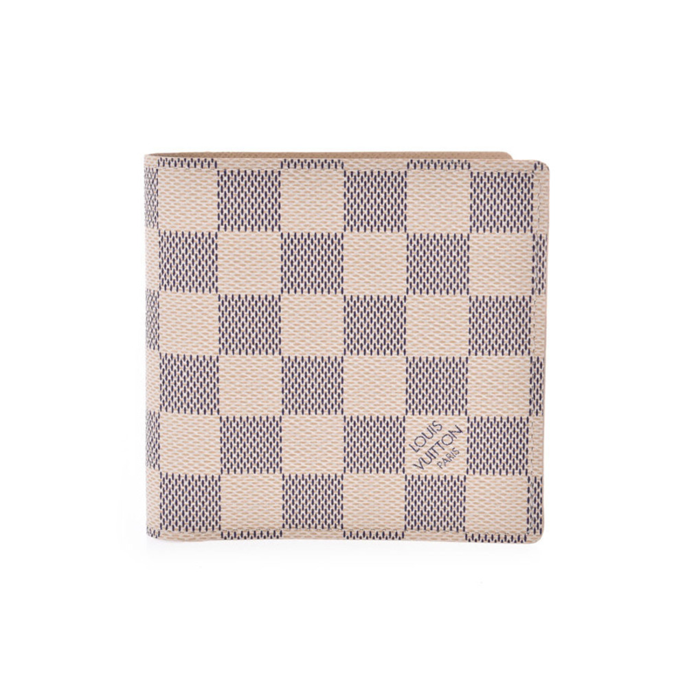 Louis Vuitton Azur White Portefeuille Wallet Marco